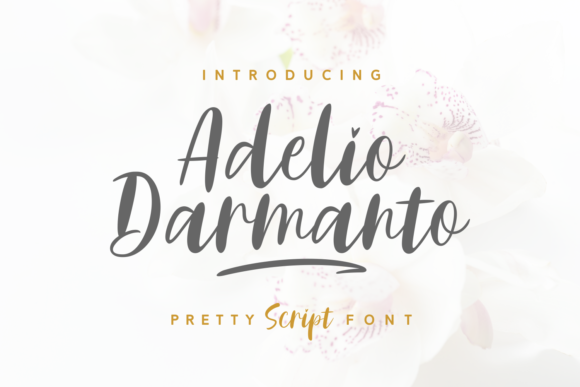 Adelio Darmanto: A Script Typeface for Gentle Editorial Design