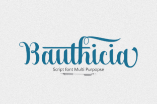 Bauthicia: A Script Font That Brings Warmth to Editorial Design