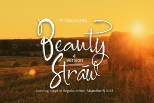 Beauty Straw Font A Practical Campaign Design Choice