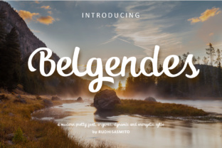 Belgendes: A Modern Calligraphy Font That Makes Digital Headlines Stand Out