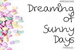 Dreaming of Sunny Days: A Handwritten Font for Business