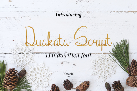 Duakata: A Handlettered Script That Brings Warmth to Branding