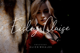 Eisley Claise: A Designer’s Take on This Free-Flowing Script Font