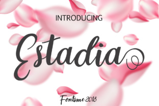 Estadia: A Romantic Script Font for Editorial Design