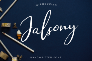 Jalsony: A Handcrafted Calligraphy Font for Editorial Charm
