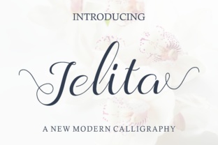 Jelita Font Brings Elegant Handmade Charm to Product Labels and Printables
