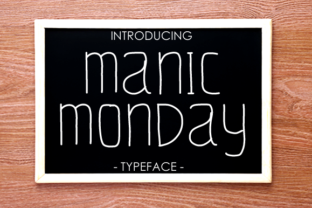 Manic Monday Font: Clean Display Type for Digital Design