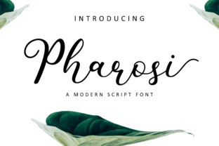 Pharosi: A Modern Calligraphy Font That Sharpens Your Brand Content