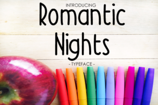 Romantic Nights: A Handwritten Sans Serif for Handmade Sellers