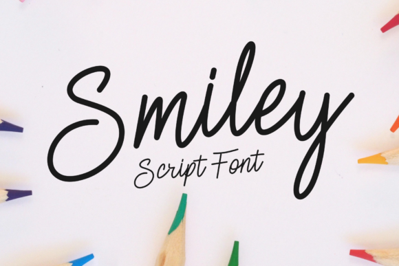 Smiley Font: Bouncy Signature Style for Editorial Projects