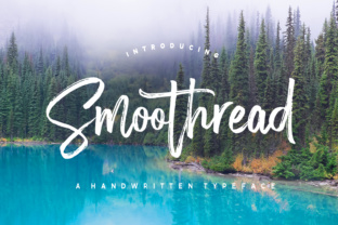 Smoothread: A Handwritten Brush Font with Contemporary Texture