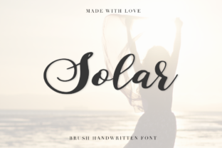 Solar: A Brushy Script Font with Editorial Warmth