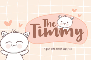The Timmy: A Cheerful Script Font for Handmade Crafts